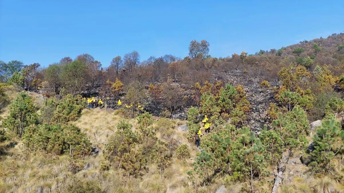 Incendio en Ixhuacán 